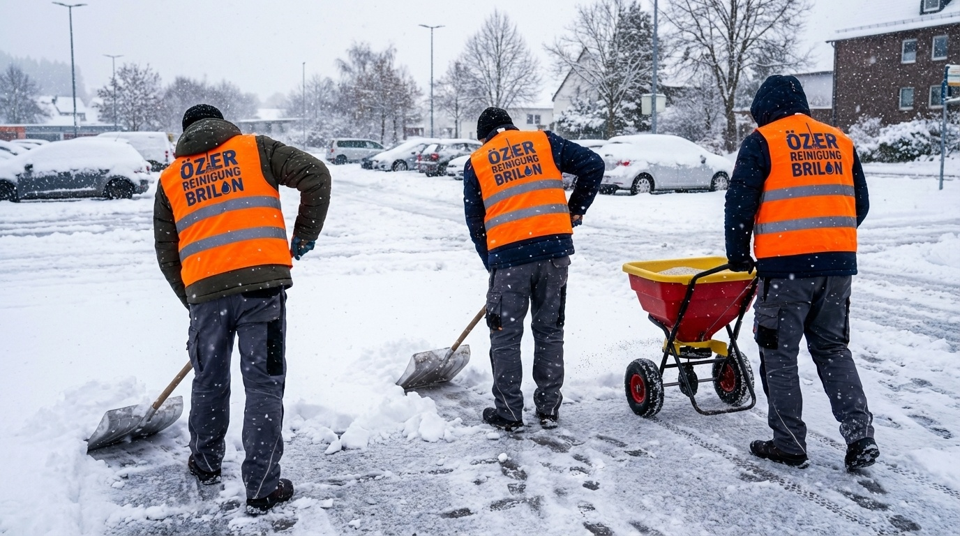 Winterdienst Schneeräumung in Brilon durch Özer Reinigung